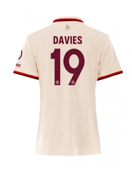 Bayern Munich Alphonso Davies #19 Zenski Rezervni Dres 2024-25 Kratak Rukavima